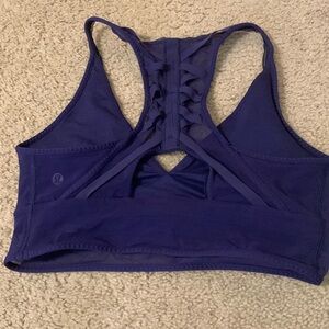 Lulu lemon purple/blue sports bra with mesh detailing